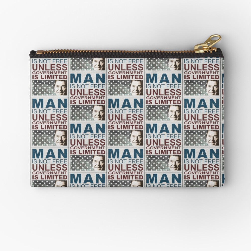 Ronald Reagan Zipper Pouch