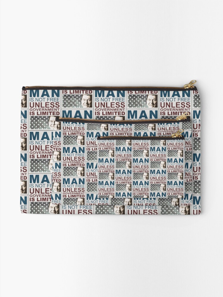 Alternate view of Ronald Reagan Zipper Pouch