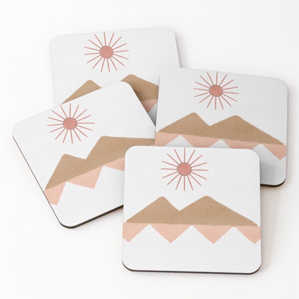 Item preview, Desert view - simplification of long distance space #65 designed and sold by Lola Terracota.