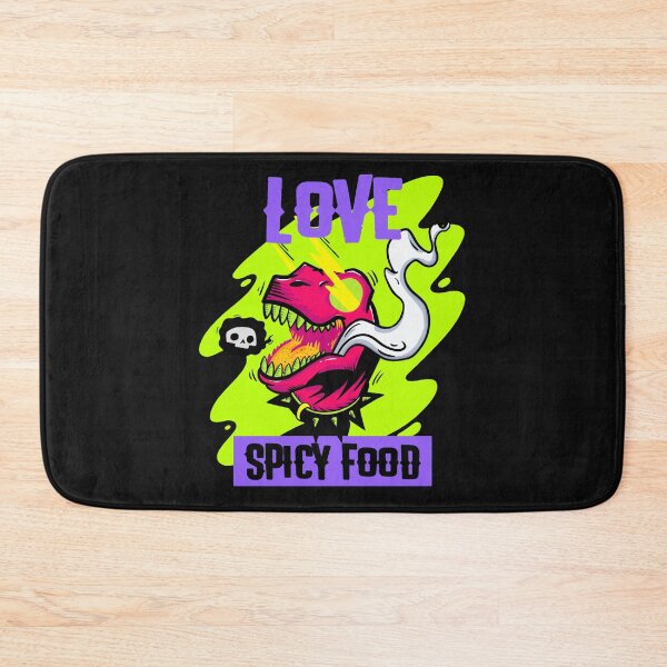 Item preview, Love Spicy Food Spice Pink Dinosaur Skull Surreal Monster Funny Trex Gift designed and sold by TheAplus.