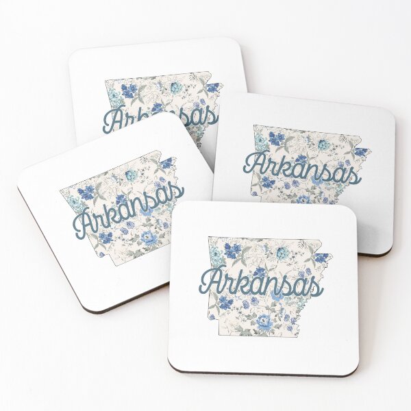 Item preview, Floral Arkansas Map designed and sold by autlu.