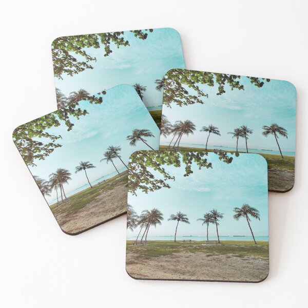 Item preview, Tropical Paradise Palm Trees View designed and sold by Happiness Creators.