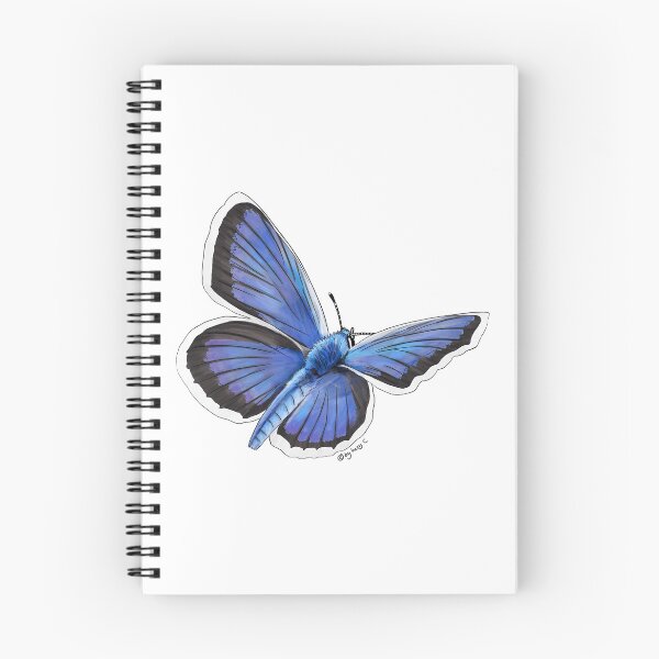 Item preview, Adonis Blue Butterfly Art Print designed and sold by byLucyC.