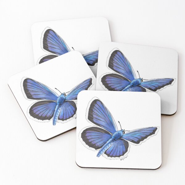 Item preview, Adonis Blue Butterfly Art Print designed and sold by byLucyC.