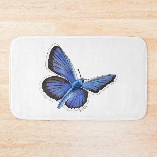 Item preview, Adonis Blue Butterfly Art Print designed and sold by byLucyC.