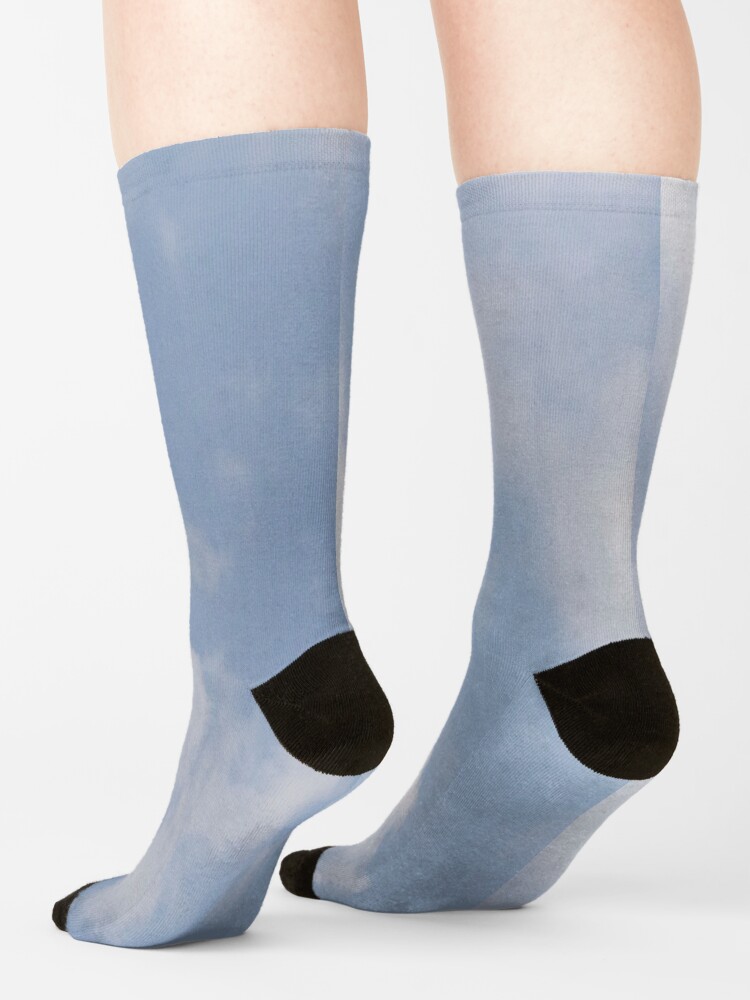 Alternate view of Blue and White Cloudy Sky Socks