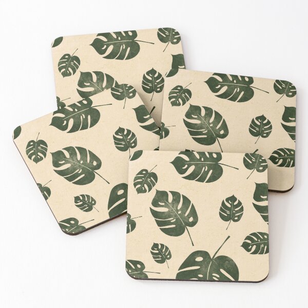 Item preview, Cheese Plant Stamp Pattern designed and sold by Lydia Orange.