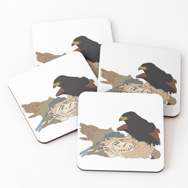 Item preview, Harris Hawk on Hen Pheasant designed and sold by Jlouieasy.