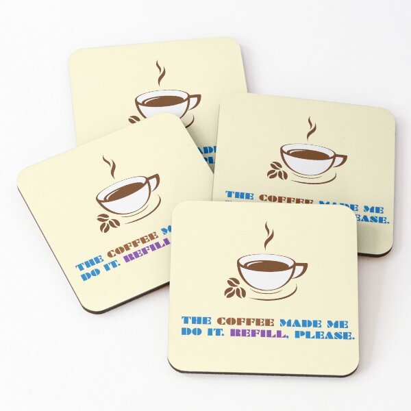 Item preview, COFFEE MADE ME DO IT designed and sold by wildlittlefan.
