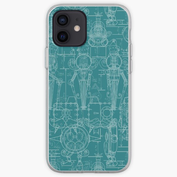 Mechtorian Plans ( Teal Version ) iPhone Soft Case