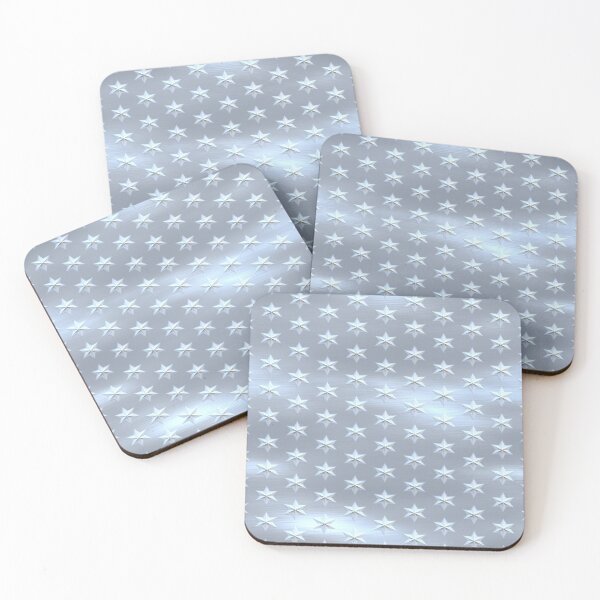Item preview, silver blue brushed starfield designed and sold by Sybille-Yates.