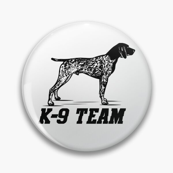 Item preview, K-9 Team - German Shorthaired Pointer designed and sold by k9printart.