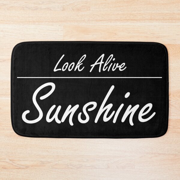 Item preview, Look Alive Sunshine (Black Background) designed and sold by Charloote.