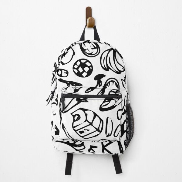 Healthy lifestyle seamless pattern hand drawn Backpack