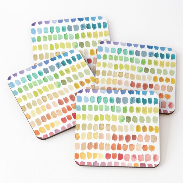 Item preview, Watercolour Swatches designed and sold by emcrawfordart.