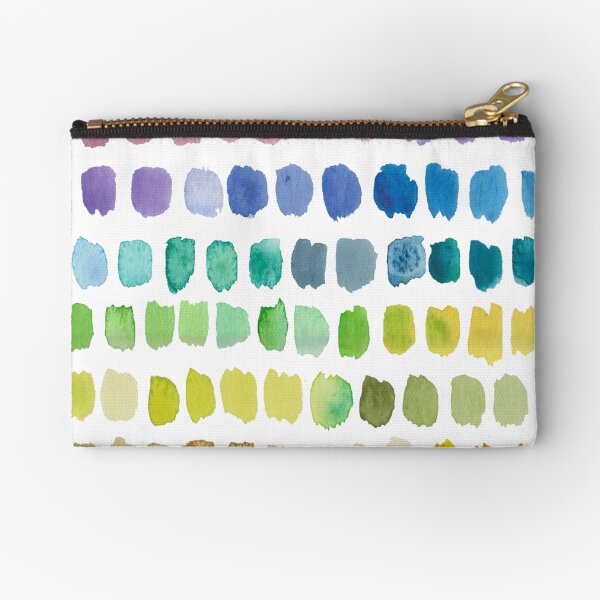 Watercolour Swatches Zipper Pouch