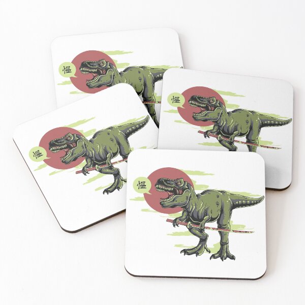 Artikelvorschau, T-Rex Samurai entworfen und verkauft von NERDDZ.