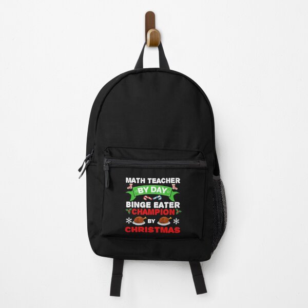 Item preview, Math teacher by day Binge Eater by Christmas Xmas designed and sold by losttribe.