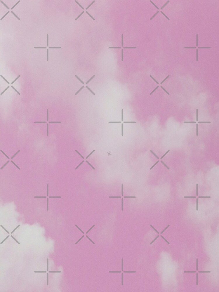 Pastel Pink and White Cloudy Sky by chanzds