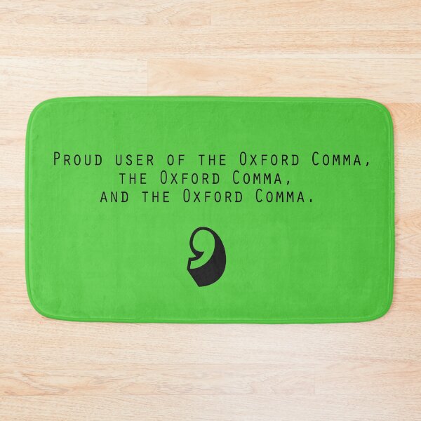 Item preview, Oxford Comma designed and sold by thelittleforest.