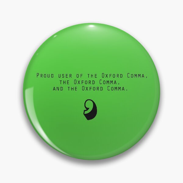 Item preview, Oxford Comma designed and sold by thelittleforest.