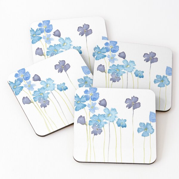 Item preview, Little blue flowers designed and sold by jayne gaze.