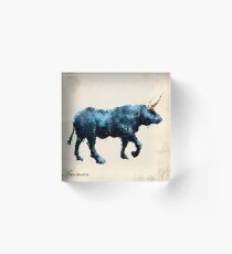 The Bull Acrylic Block