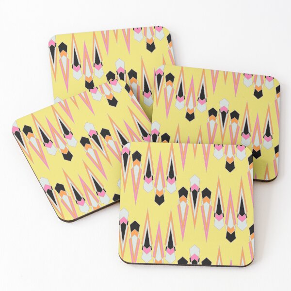 Item preview, Geometric Cones - Yellow designed and sold by BumbleChynxBee.