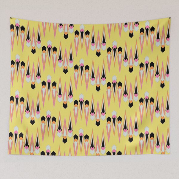 Item preview, Geometric Cones - Yellow designed and sold by BumbleChynxBee.