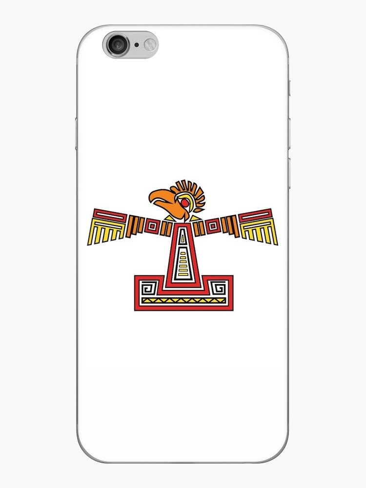 Vinilo para iPhone «Águila Azteca Diseño Rojo Amarillo y Naranja» de  jakes-waves | Redbubble