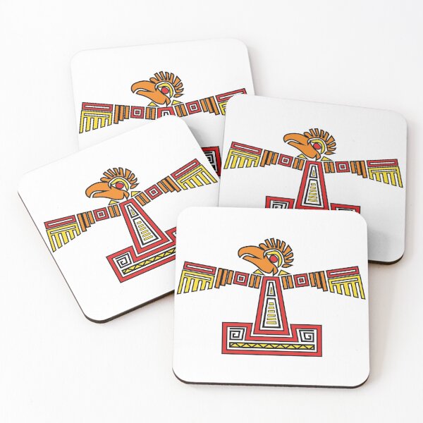 Item preview, Aztec Eagle Design Red Yellow and Orange designed and sold by Jake Purcell.