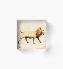 The Lion Acrylic Block