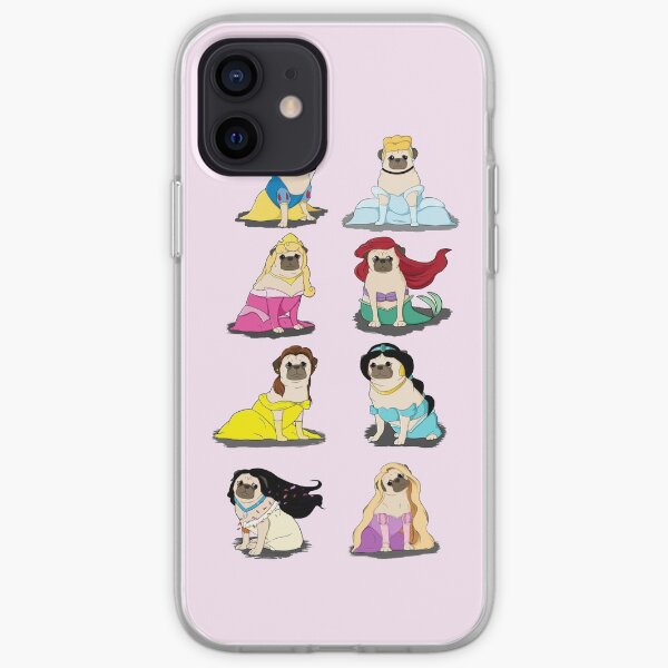 Pug Princesses Version 2 iPhone Soft Case