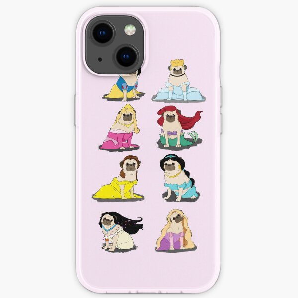 Pug Princesses Version 2 iPhone Soft Case