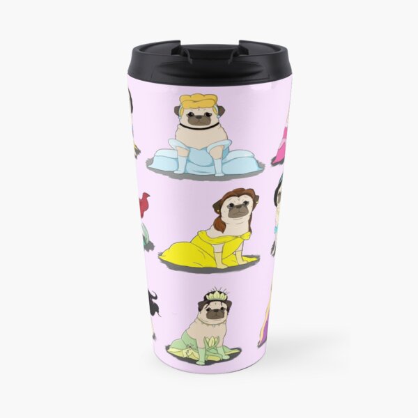 Pug Princesses Version 2 Travel Mug