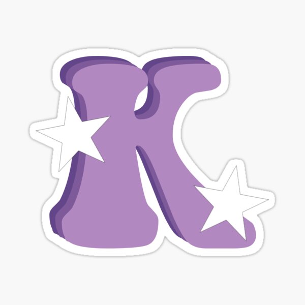 Letter K Stickers for Sale