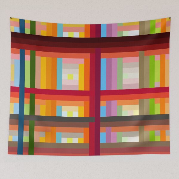 Item preview, Nereid - Classic Abstract Colorful Art Colors Pattern designed and sold by Retro-Rocket.