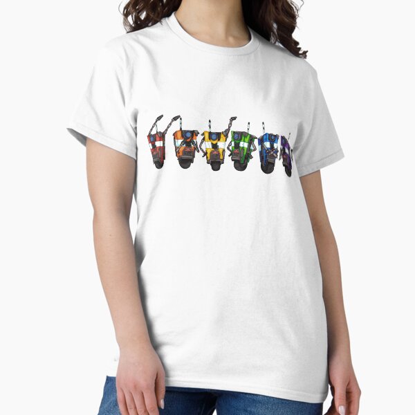 Item preview, Borderlands Claptrap Rainbow - Horizontal designed and sold by CaptainShivers.
