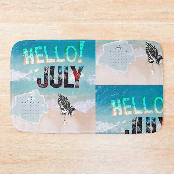 Item preview, Hello July - Hello summer vibes designed and sold by Hamadajet.