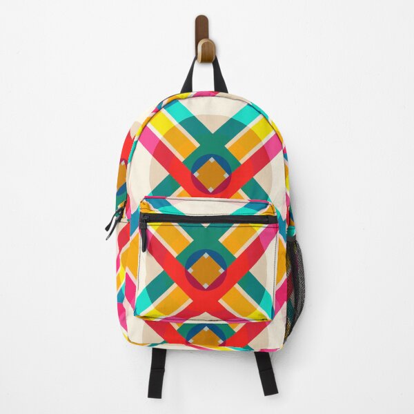 Item preview, Kursa - Classic Geometric Abstract Colorful Art Pattern designed and sold by Retro-Rocket.
