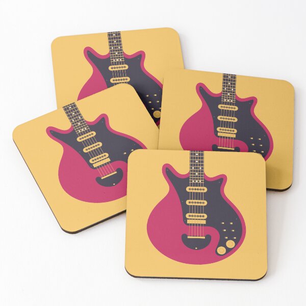 Item preview, Glam Rock 70s Electric Guitar - Gold designed and sold by VoodooCircus.
