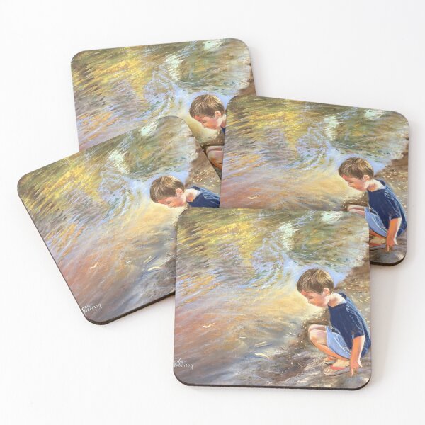 Item preview, 'Gum Leaf Regatta' designed and sold by Lynda Robinson.
