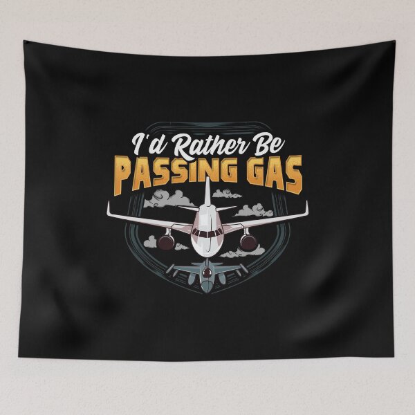 Item preview, Funny I'd Rather Be Passing Gas Airplane Pilot Pun designed and sold by perfectpresents.