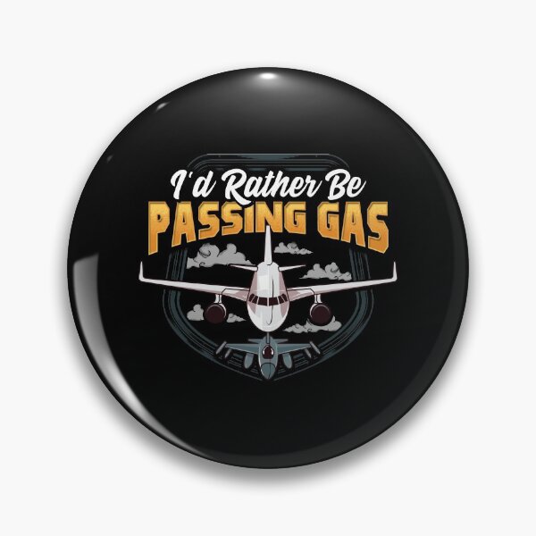 Item preview, Funny I'd Rather Be Passing Gas Airplane Pilot Pun designed and sold by perfectpresents.