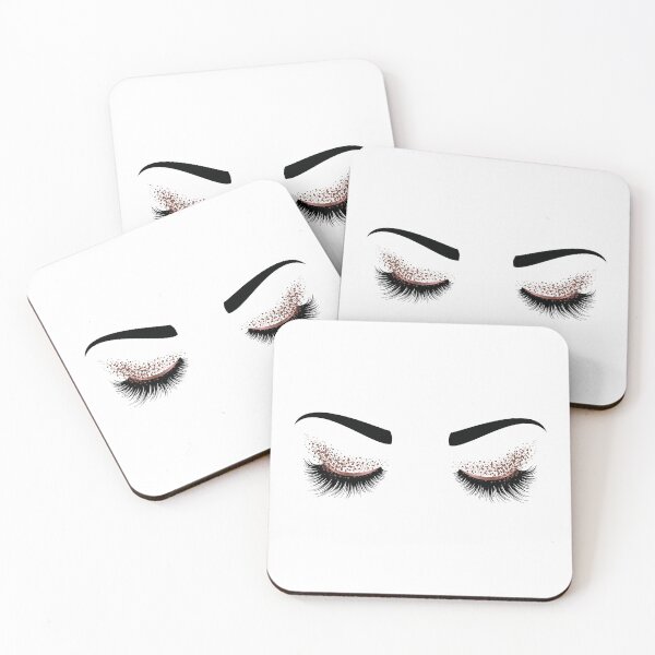 Item preview, Closed Eyes with Glittering makeup designed and sold by savanamms6.