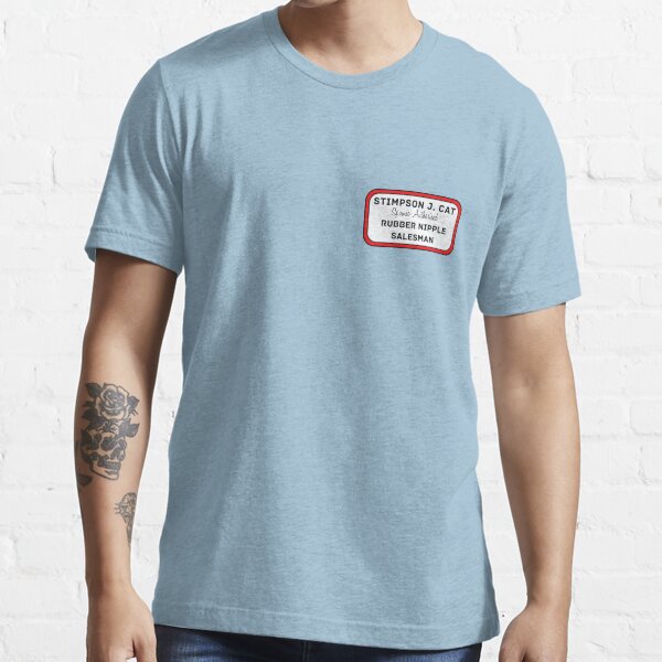 Stimpy - the rubber nipple salesman Essential T-Shirt