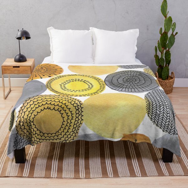 Item preview, Abstract Watercolor circles doodle designed and sold by SilverBirch14.