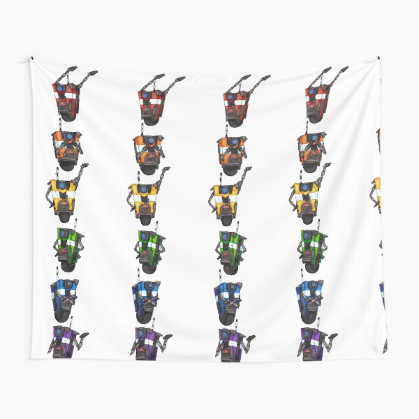 Item preview, Borderlands Claptrap Rainbow - Vertical designed and sold by CaptainShivers.
