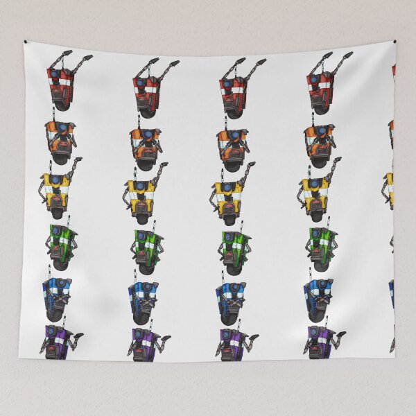 Item preview, Borderlands Claptrap Rainbow - Vertical designed and sold by CaptainShivers.