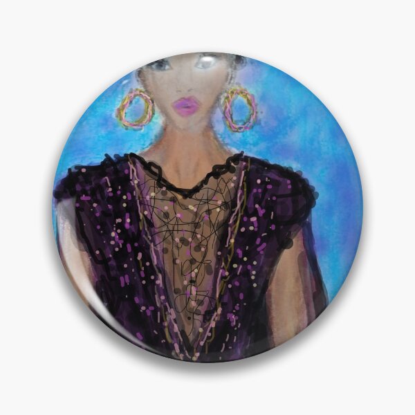 Item preview, A BEAUTIFUL LADY IN A MAGNETIC DRESS  designed and sold by IvanaKada.
